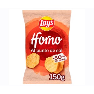 Imagen de LAY'S Patatas horneadas onduladas al punto de sal bolsa de 150 g.