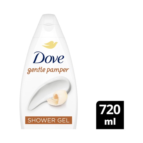 DOVE Cuidado envolvente Gel limpieza delicada para ducha o baño 720 ml.