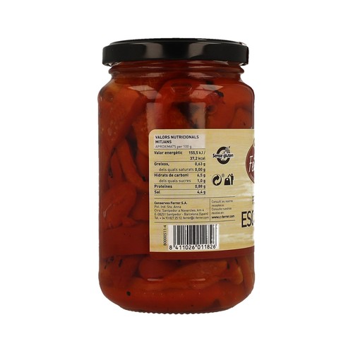 FERRER Escalivada de verduras FERRER frasco de 275 g.
