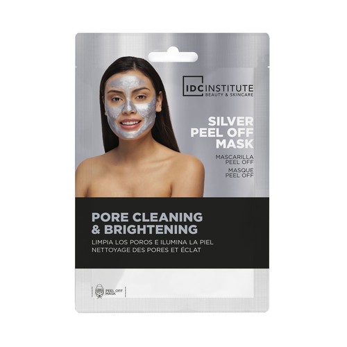 IDC INSTITUTE Silver Mascarilla facial que limpia los poros e ilumina nuestra piel.