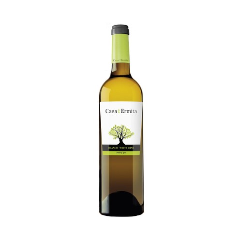 CASA DE LA ERMITA Vino blanco con denominación de origen protegida Jumilla CASA DE LA ERMITA botella de 75 cl.