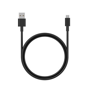Imagen de Cable USB A a USB C QILIVE 600189668, longitud 1 metro, color negro.