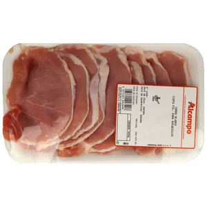 Filetes de cinta de lomo con corte fino