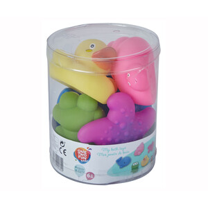 Pack de animales de goma para el baño, ONE TWO FUN ALCAMPO.
