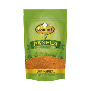 Imagen de GOURMET LATINO Panela pulverizada integral de caña sin refinar 100% natural bolsa 400 g.