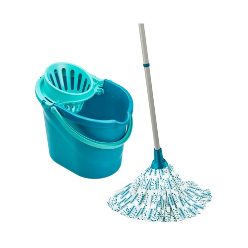 LEIFHEIT Set de fregona y cubo con escurridor 12L