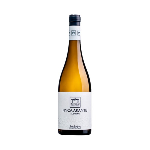 FINCA ARANTEI Vino blanco albariño con D. O. Rías Baixas botella de 75 cl.