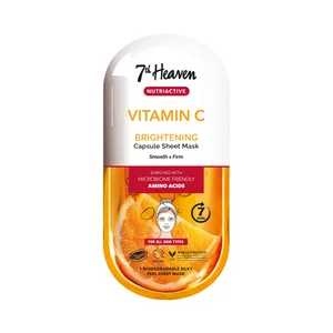 7TH HEAVEN Nutriactive Mascarilla facial suavidad y firmeza con vitamina C, para todo tipo de pieles.