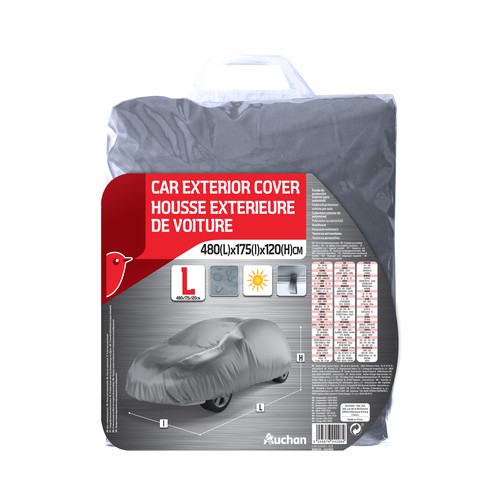 Cubre coche talla L de 480x175x120cm, PRODUCTO ALCAMPO.