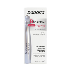 Imagen de BABARIA Btox effect total lift Contorno de ojos en roll on, de uso diario 12 ml.