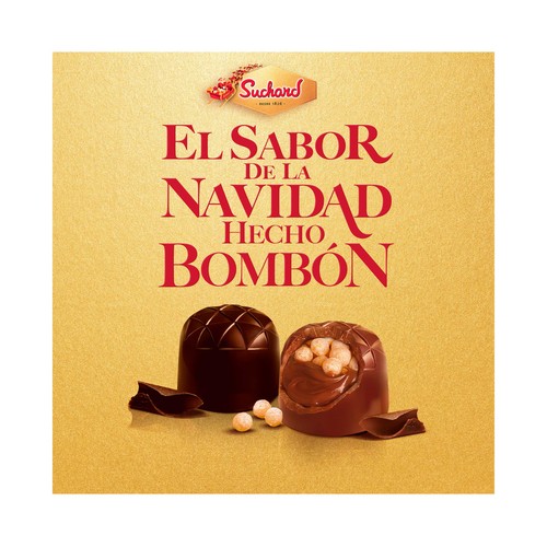 SUCHARD Bombones de chocolate negro 126 g.