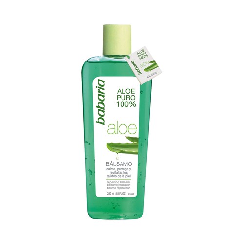 BABARIA Bálsamo corporal reparador con aloe vera 250 ml.
