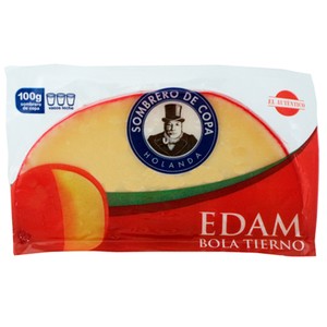 Sombrero de Copa Queso Bola Edam Tierno 310 G.