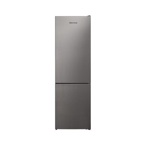 Frigorífico combi 201cm TELEFUNKEN TLKC26W Inox, NO FROST, clasificación energética: E, H: 201cm, A: 59,5cm, F: 60cm, capacidad total: 327L.
