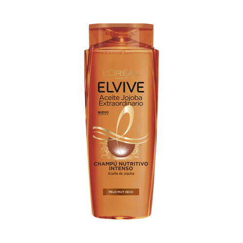 ELVIVE Champú nutrición intensa para cabellos muy secos ELVIVE Aceite extraordinario 700 ml.