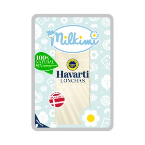 MILKIMI Queso lonchas Havarti IGP MILKIMI 150 g.