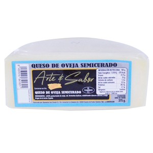 Arte&sabor Queso de Oveja Semicurado 375 G.