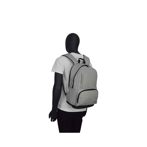 Mochila para viaje London M20L, AIRPORT ALCAMPO, color gris claro.
