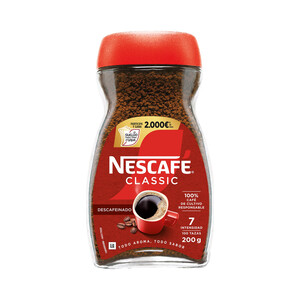 Imagen de NESCAFÉ CLASSIC Café soluble descafeinado 200 g.