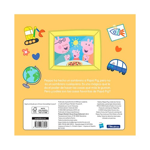 Peppa pig. un cuento - Las cosas favoritas de papa. Hasbro. BEASCOA