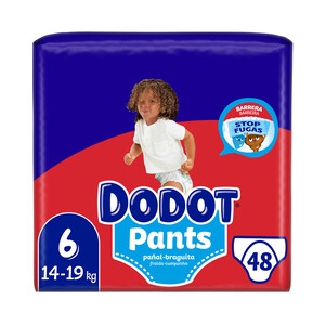 Compra Dodot Pants Pañal-Braguita Talla 6 , 48 unidades al mejor