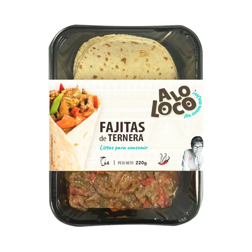 Fajita de enchilada de lomo 220 g.