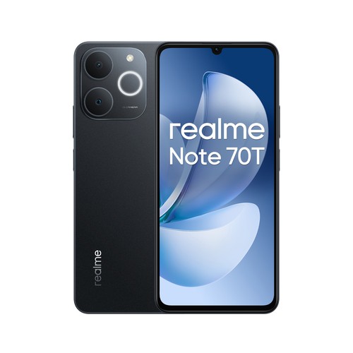 Smartphone REALME Note 70T, 4G, pantalla 6,67" (16,94cm), 64GB + 4GB RAM color negro