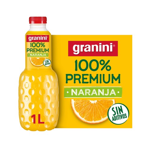 GRANINI Zumo de naranja 100% premium 1 l.