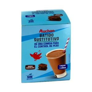 PRODUCTO ALCAMPO Batido sustitutivo de una comida con sabor chocolate 9 x 30 g.