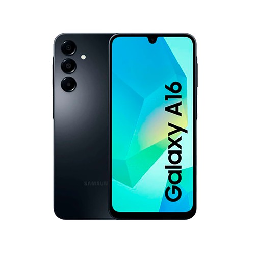Smartphone Samsung Galaxy A16 4 + 128 GB color gris.