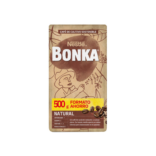 BONKA Café molido natural del Trópico 500 g.
