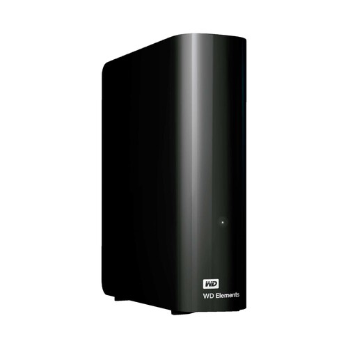 Disco duro externo 3TB WESTERN DIGITAL ELEMENTS, tamaño 3,5", Usb 3.0, compatible con Windows y Mac.