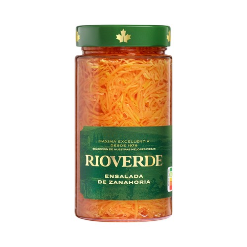 RIOVERDE Zanahoria rallada especial para ensalada frasco de 180 g.