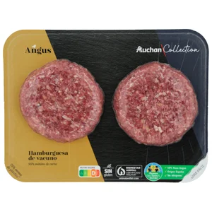 ALCAMPO CULTIVAMOS LO BUENO Hamburguesa de añojo Angus de origen nacional  2 x 150 g.