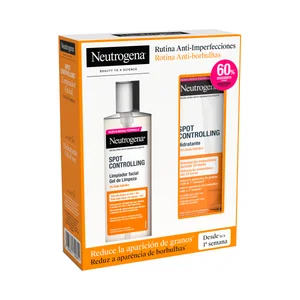 NEUTRÓGENA Spot controlling Rutina hidratante facial (50 ml) + limpiador facial (200 ml).