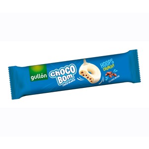 GULLÓN Galletas chocobom chocolate blanco 128 gr.