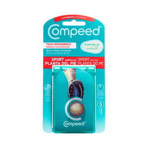 Imagen de COMPEED Apósito antiampollas para la planta del píe COMPEED Sport 5 uds