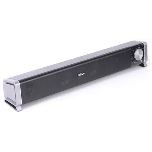 Barra de sonido Pc QILIVE Q.3780, micrófono, aux,  jack 3,5 mm, alimentación USB.
