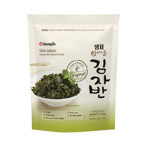 SEMPIO Snack de algas marinas sazonadas - 50g.