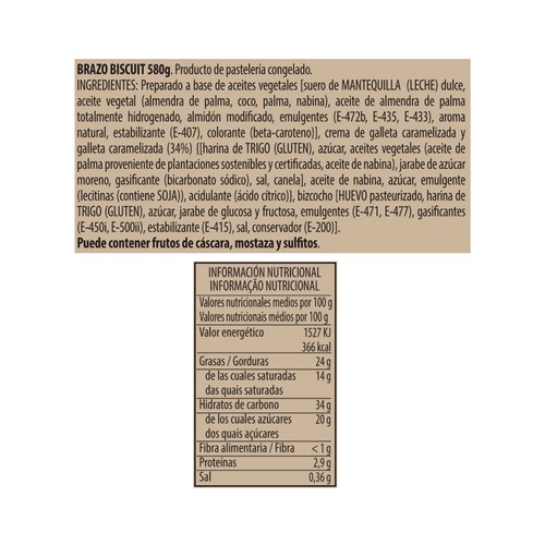 Tronco de especulos 580 g.