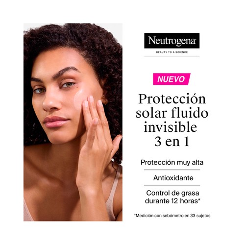 NEUTROGENA Ultra sheer Protector solar invisible, para el control de la grasa con FPS 50 (muy alto) 50 ml.