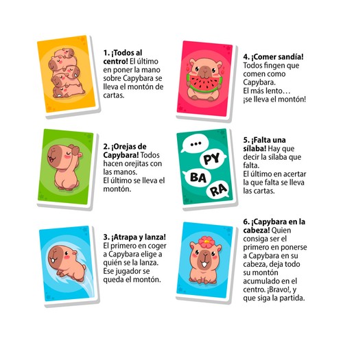 Capybara, Juego de mesa +6 Años, PLAYFUN