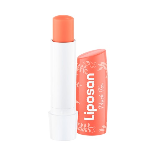 LIPOSAN Bridgerton Bálsamo (protector) labial hidratante hasta 24 horas con aroma a melocotón y ligero toque de color. 