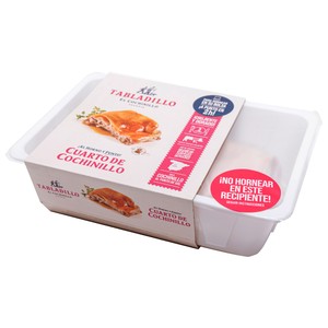 Imagen de TABLADILLO Cuarto de cochinillo fresco, sin gluten y listo para hornear.