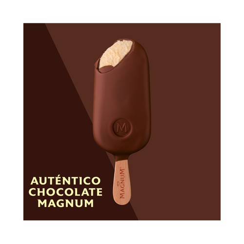 MAGNUM Classic Mini bombones helados de vainilla recubiertos de chocolate con leche 6 x 55 ml.