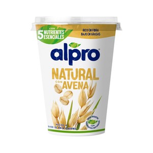ALPRO Especialidad de soja y avena fermentada con sabor natural  400 g.