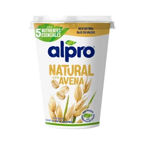 ALPRO Especialidad de soja y avena fermentada con sabor natural 400 g.