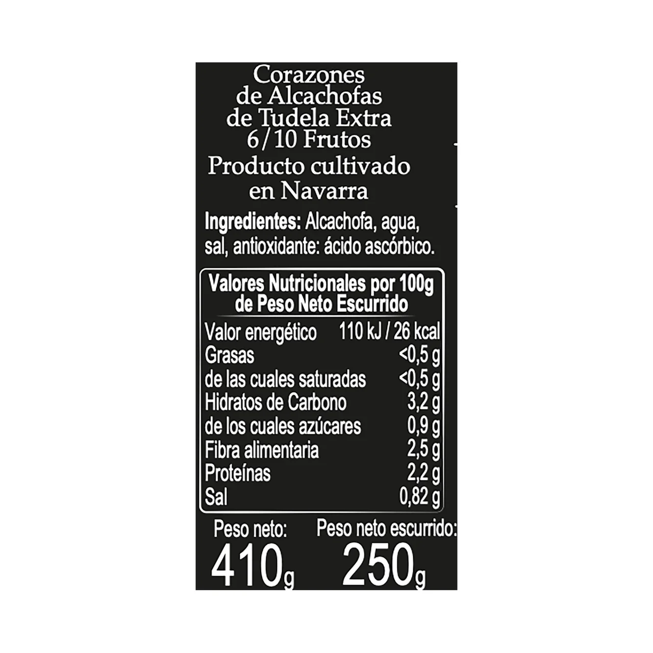 FINCA RIPA & MATEO Corazones alcachofa Tudela 6/10 250 g.