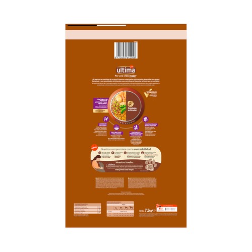 ULTIMA Alimento de perro mediano y grande articular 7,5kg