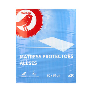 PRODUCTO ALCAMPO Protectores de cama (empapadores) de 60 x 90 cm PRODUCTO ALCAMPO 20 uds.